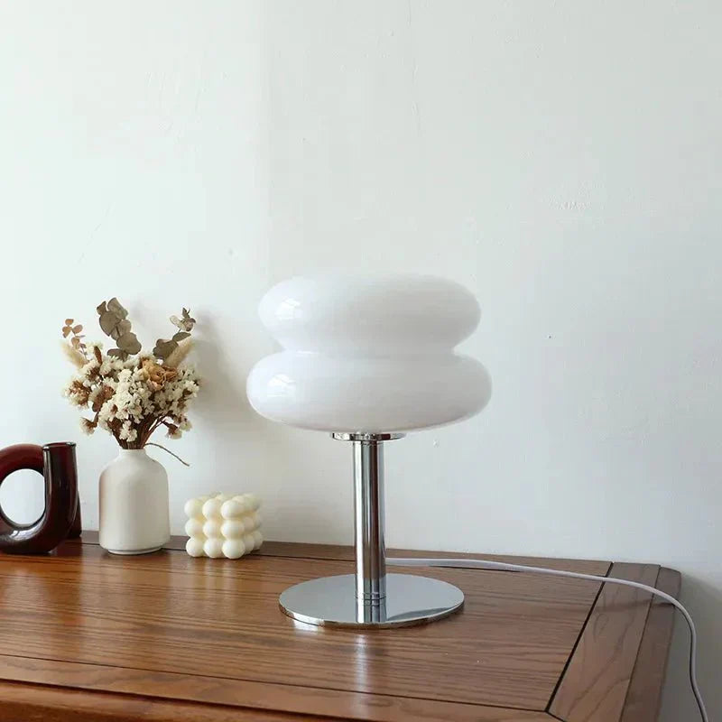 Vivolux | Retro Macaron Tischlampe aus farbigem Glas