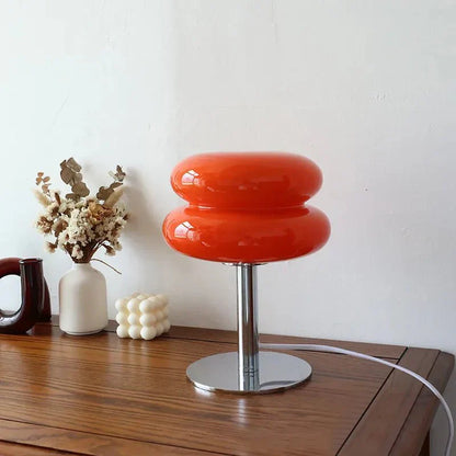 Vivolux | Retro Macaron Tischlampe aus farbigem Glas