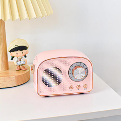 Retro Runde Radio Bluetooth Lautsprecher