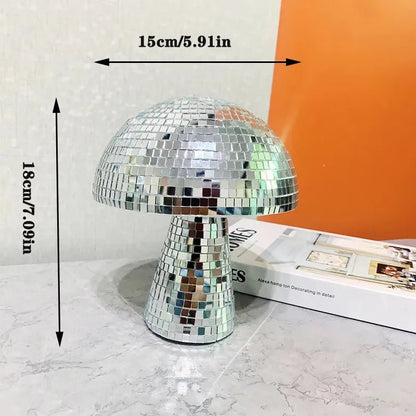 Vivolux | Retro-Stil Glas Disco Pilz Dekoration