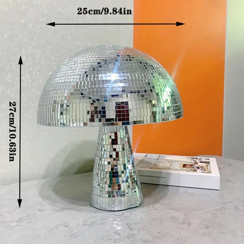 Vivolux | Retro-Stil Glas Disco Pilz Dekoration
