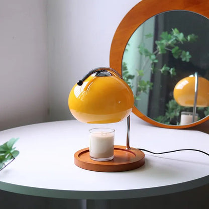 Vivolux | Tischlampe aus Glas im Retro-Stil mit Ständer