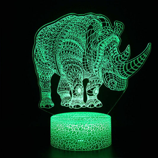 Vivolux | 3D Lampe Nashorn Majestätisch