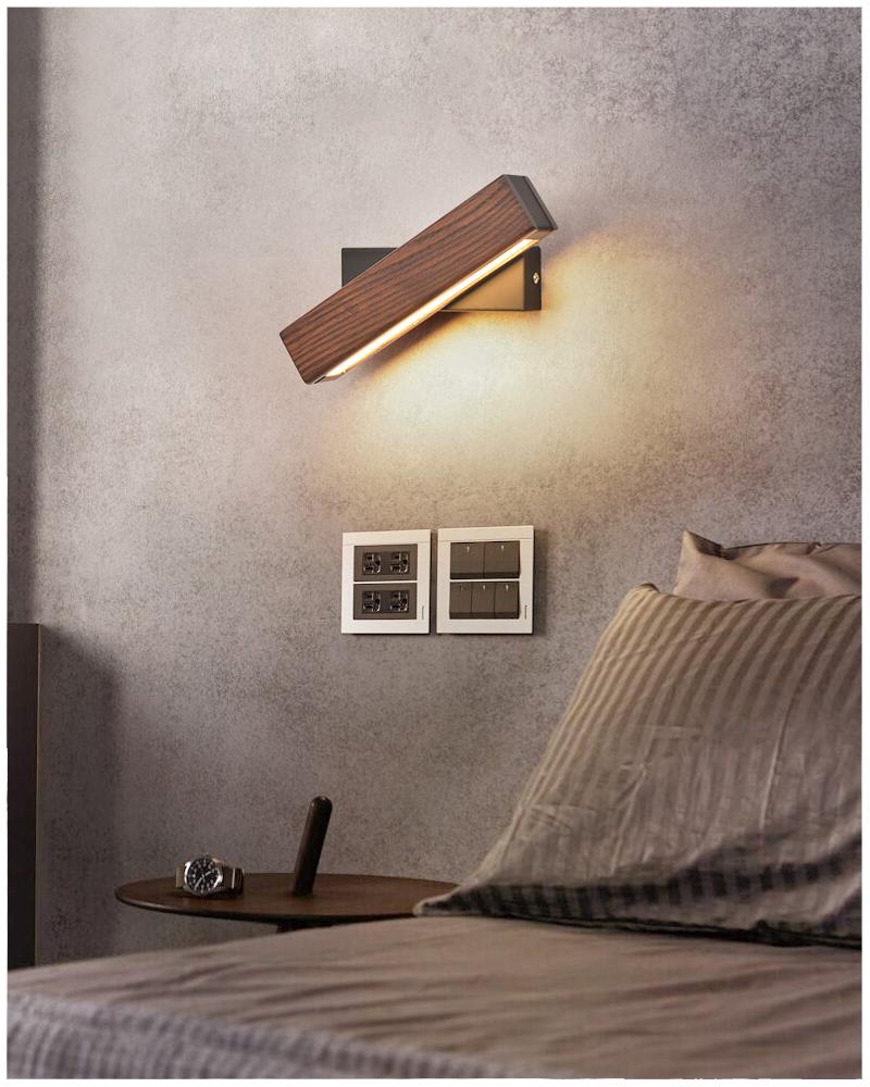Vivolux | Drehbare Holz-LED-Wandleuchte - Jasper