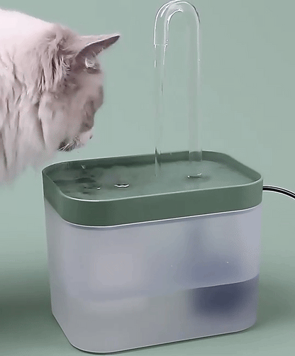 Vivolux | Ultra-leise Haustier-Wasserbrunnen mit intelligenter Filtration - 1,5 l Edelstahl