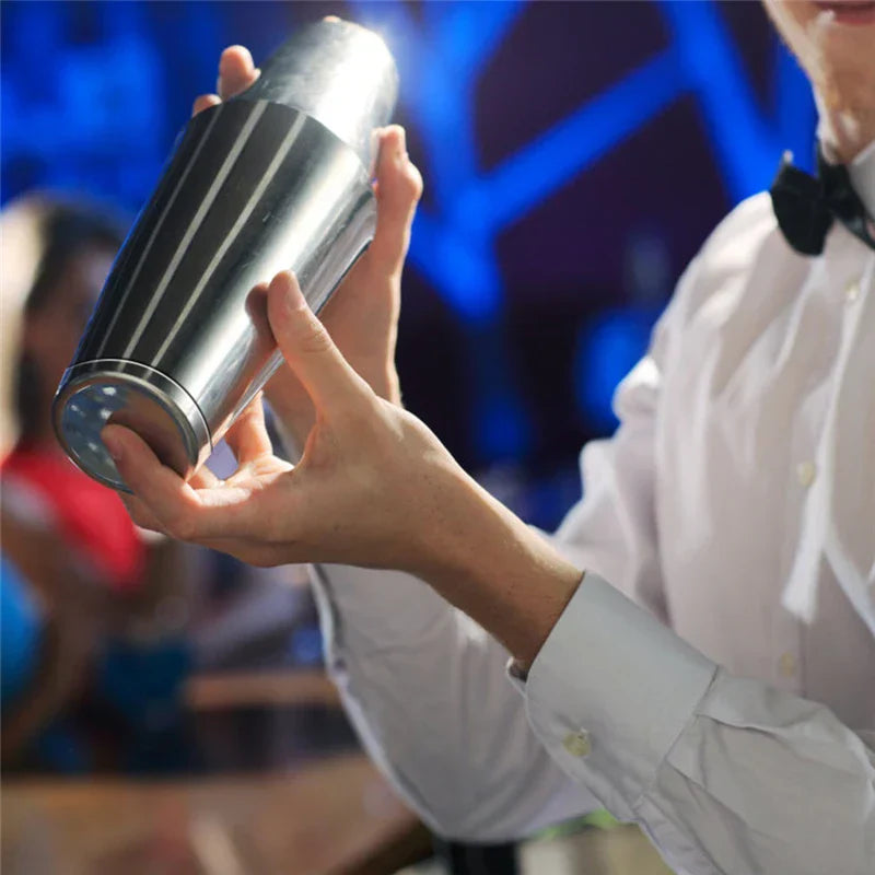 Vivolux | Edelstahl Drink Shaker Set mit professionellem Zubehör