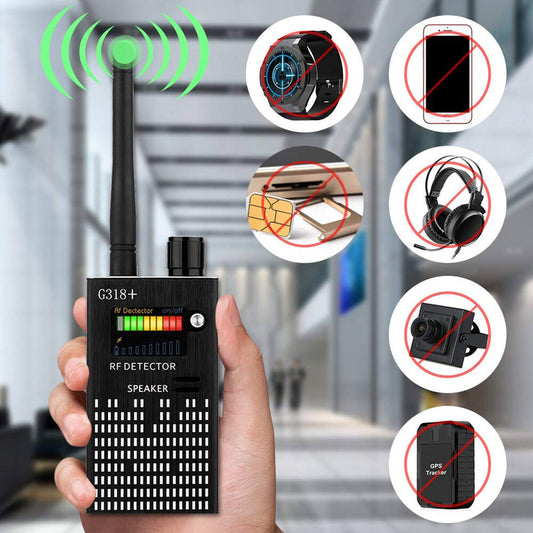 Vivolux | Spionagesignal-Wanzendetektor, HF-Detektor, versteckte Kamera, Laserlinse, GSM-GPS-Gerätefinder