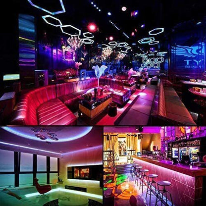 Vivolux | LED-Lichtstreifen, 30 m, 15 m, Musiksynchronisation, Bluetooth, 5050, RGB-Raumlicht mit Fernbedienung