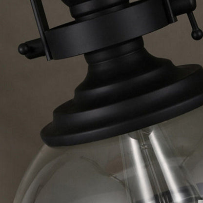 Vivolux | Antike Glas Eisen Retro Industrie Kronleuchter Hängende Deckenleuchten