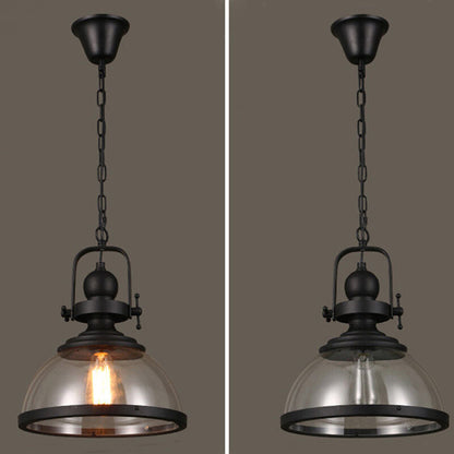 Vivolux | Antike Glas Eisen Retro Industrie Kronleuchter Hängende Deckenleuchten