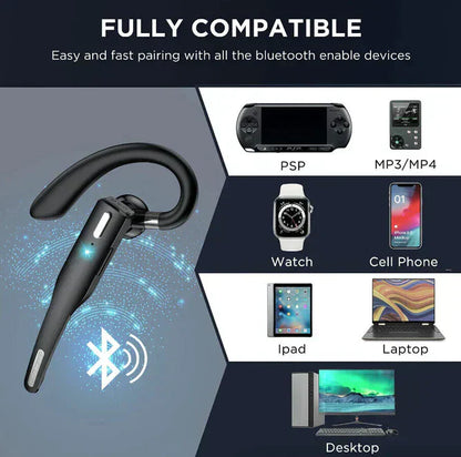 Vivolux | Trucker Dual Mic Drahtloses Bluetooth 5.1 Noise Cancelling Headset/Ohrenhörer