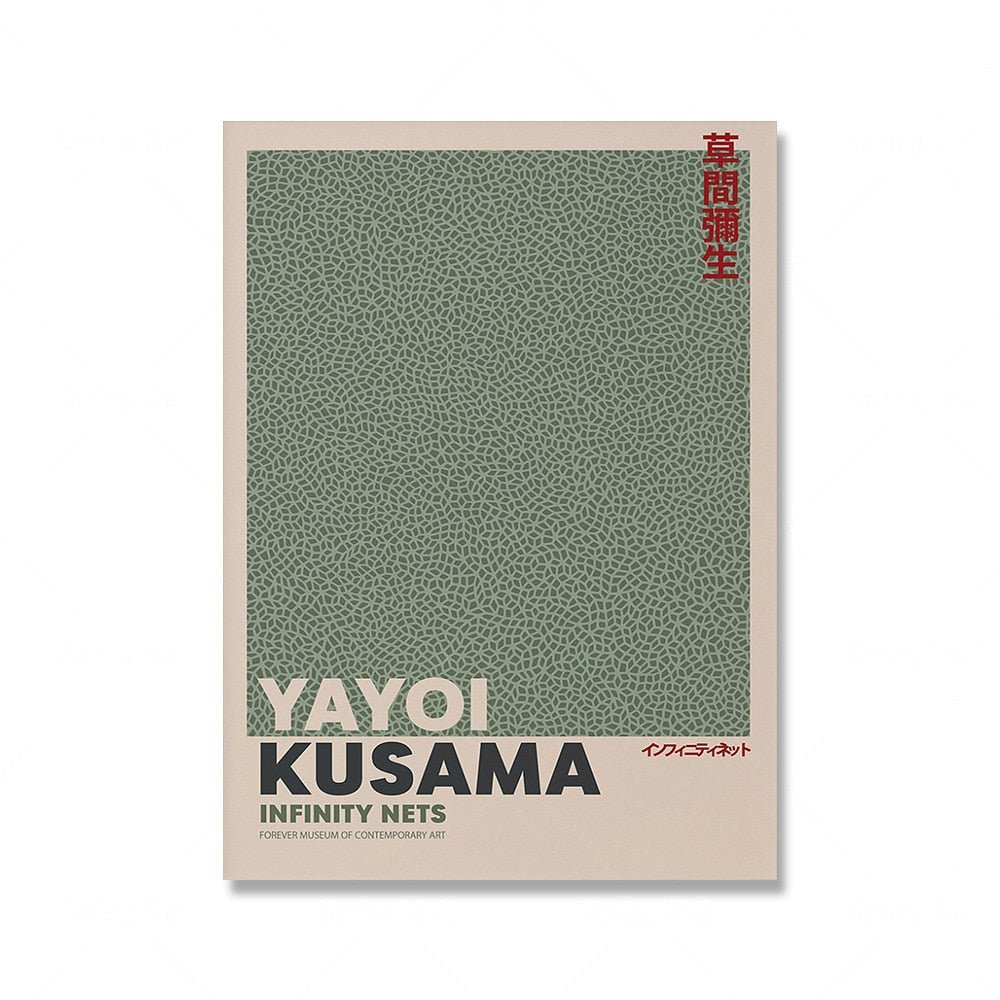 Vivolux | Salbeigrün Matisse Yayoi Kusama Ausstellung Poster
