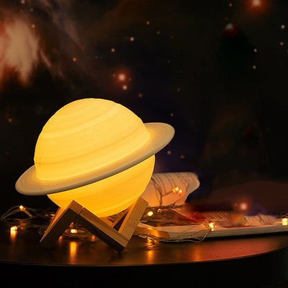 Vivolux | Lampe - SaturnGlow - Planetarisches Design - Einstellbare Beleuchtung