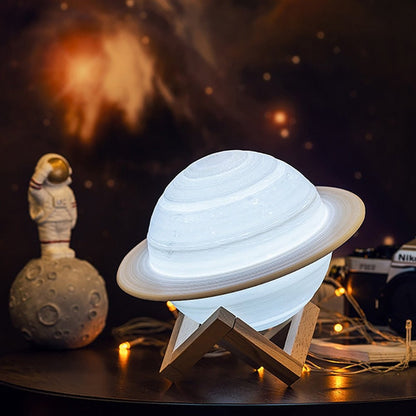 Vivolux | Lampe - SaturnGlow - Planetarisches Design - Einstellbare Beleuchtung