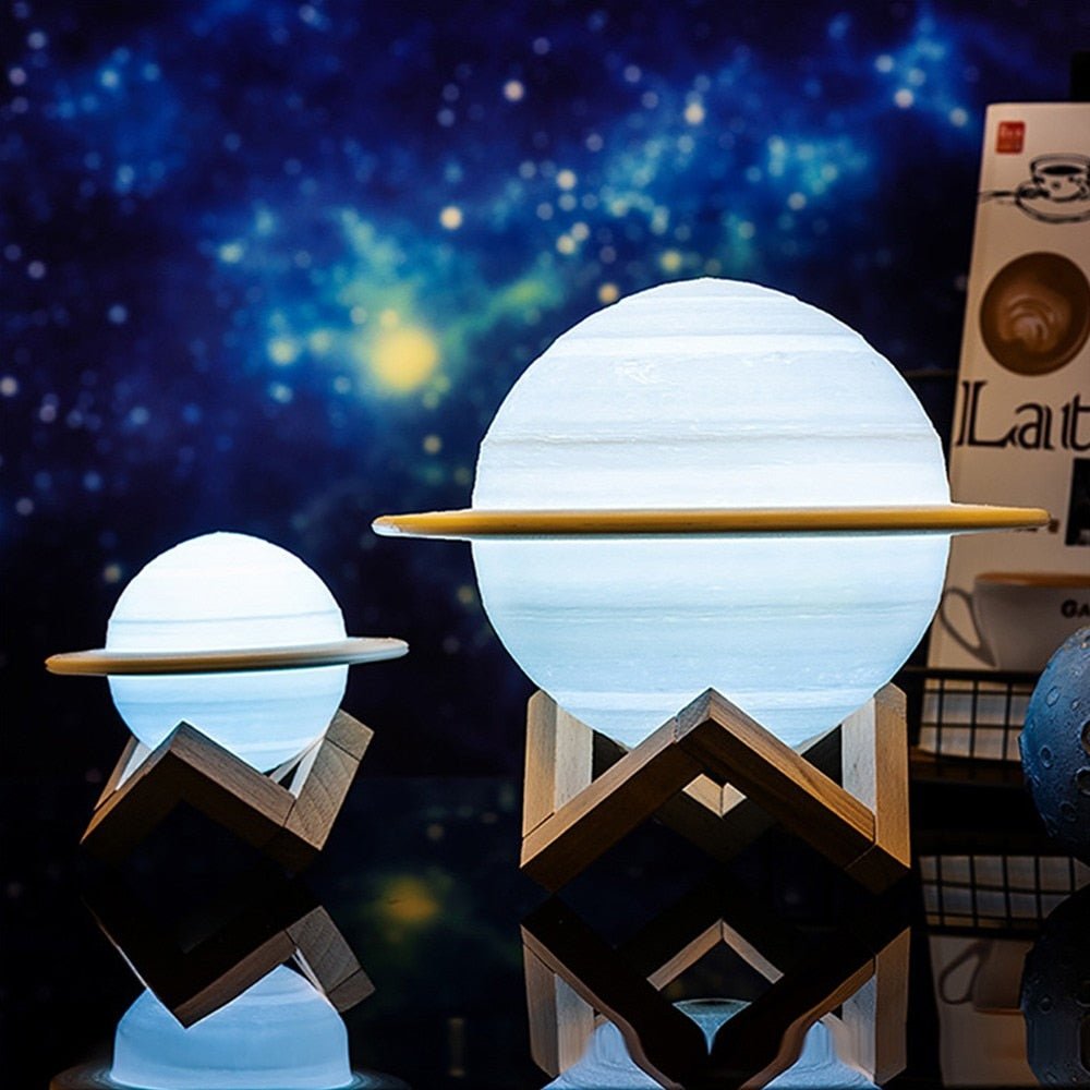 Vivolux | Lampe - SaturnGlow - Planetarisches Design - Einstellbare Beleuchtung