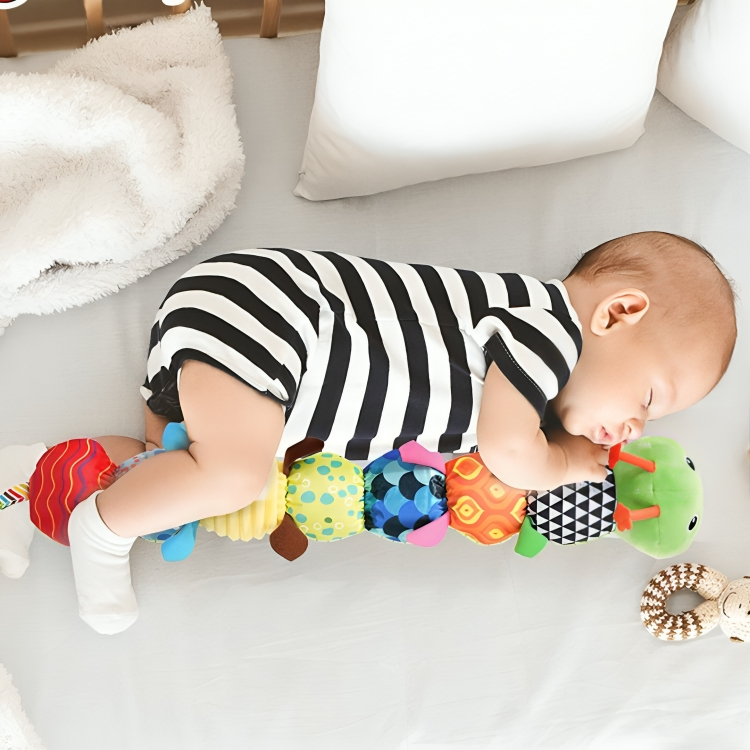Vivolux | Baby Sensory Plüsch Musik Raupen Spielzeug