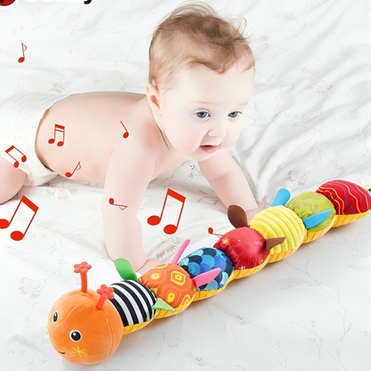 Vivolux | Baby Sensory Plüsch Musik Raupen Spielzeug