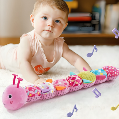 Vivolux | Baby Sensory Plüsch Musik Raupen Spielzeug