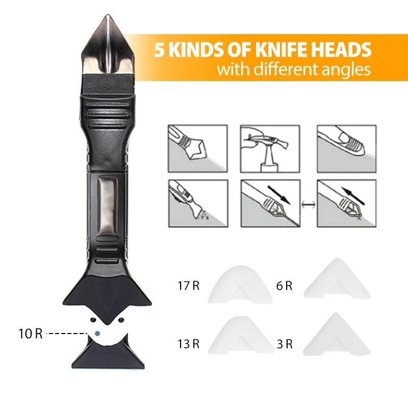 Vivolux | Dichtmasse Werkzeugset zur Entfernung von Silikondichtstoffen