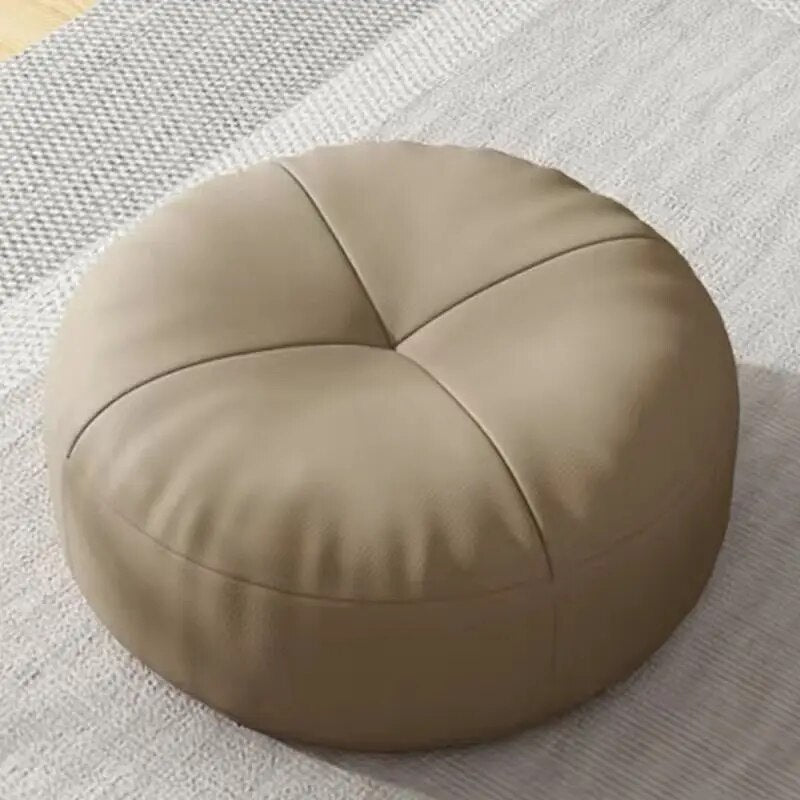 Vivolux | Einfaches japanisches Stil Nappa Leder Fußkissen
