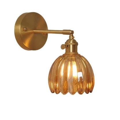 Vivolux | Frendorf Blumen Knospe Tulpe Glas Wandleuchte