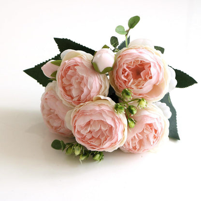 Vivolux | Elegant Pfingstrosen Träume - Premium Künstlicher Blumenstrauß