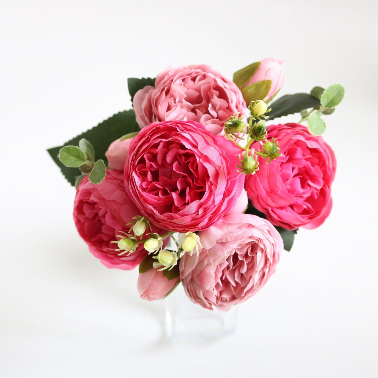 Vivolux | Elegant Pfingstrosen Träume - Premium Künstlicher Blumenstrauß
