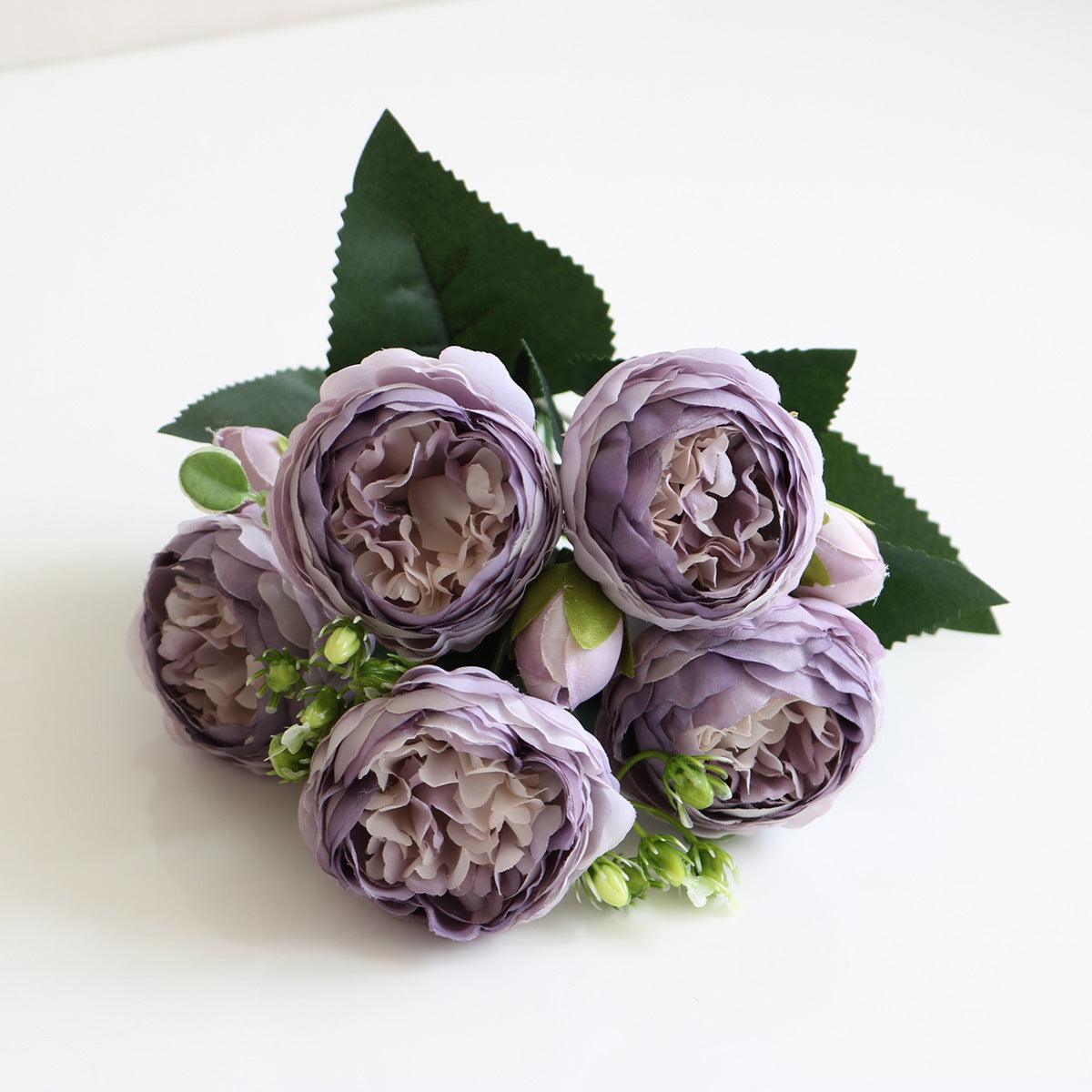 Vivolux | Elegant Pfingstrosen Träume - Premium Künstlicher Blumenstrauß