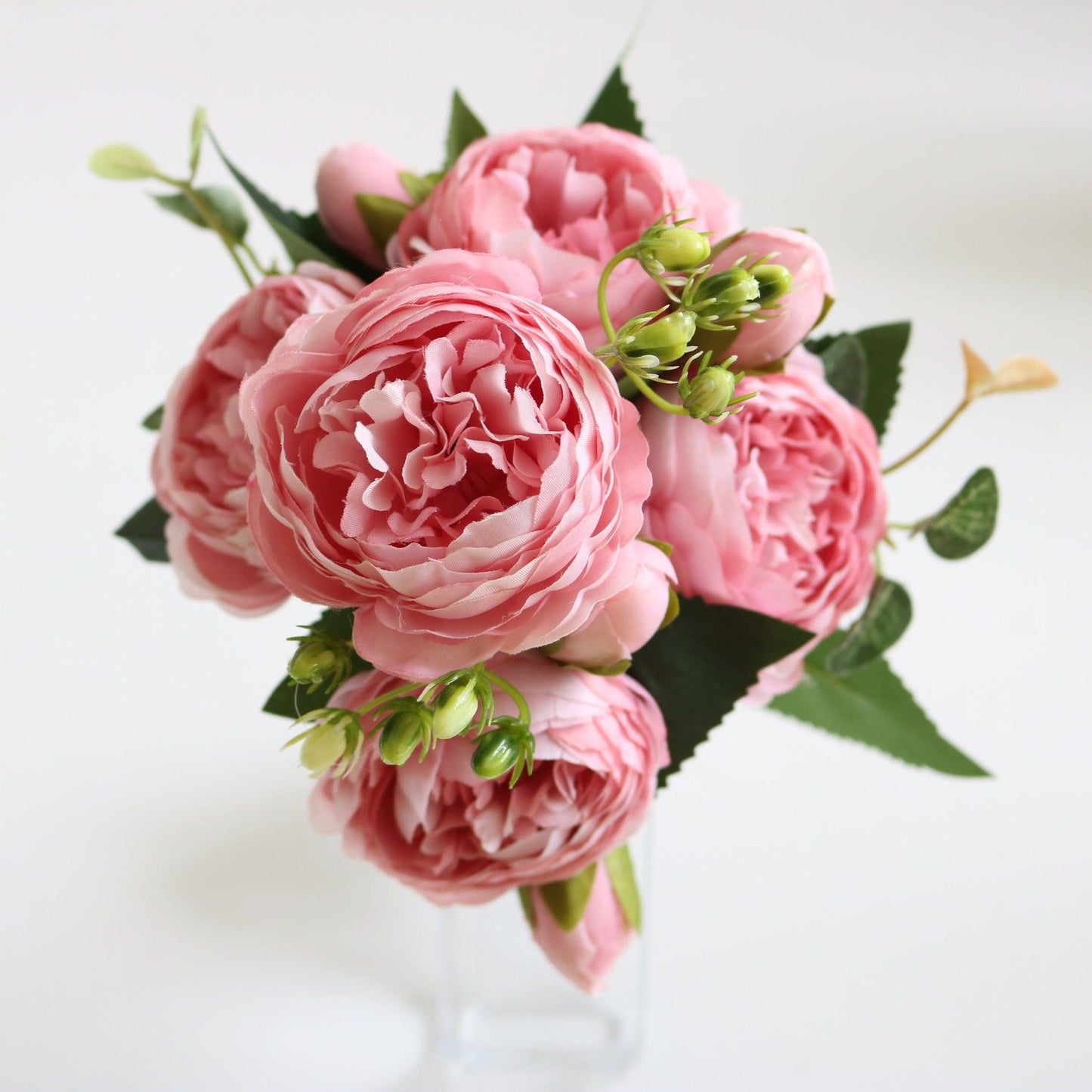 Vivolux | Elegant Pfingstrosen Träume - Premium Künstlicher Blumenstrauß