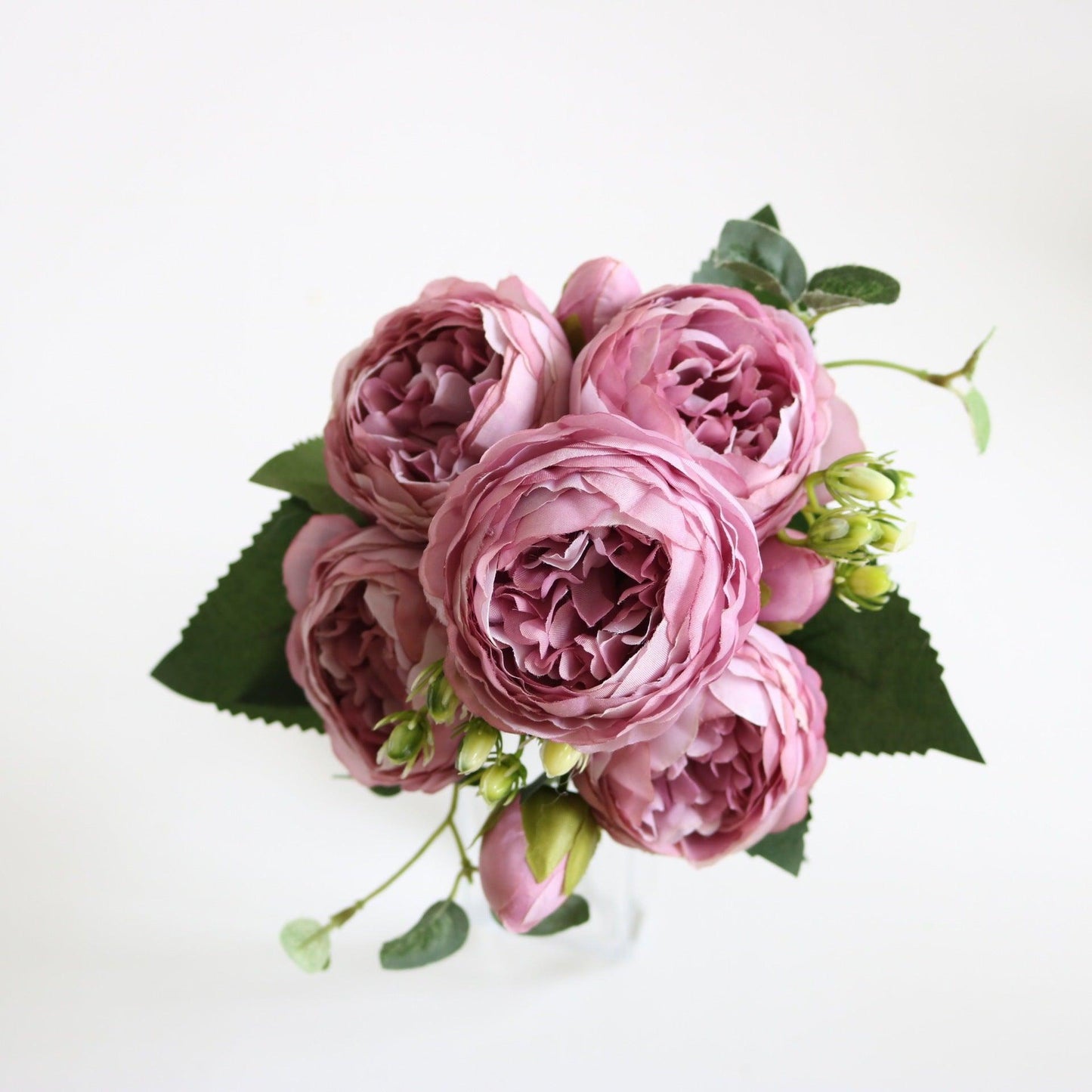 Vivolux | Elegant Pfingstrosen Träume - Premium Künstlicher Blumenstrauß