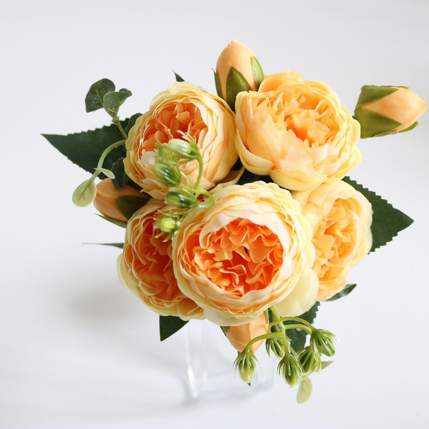 Vivolux | Elegant Pfingstrosen Träume - Premium Künstlicher Blumenstrauß