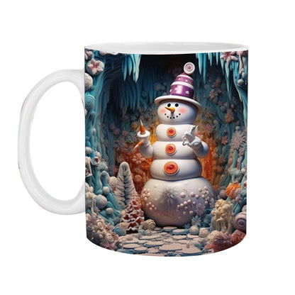 Vivolux | 3D Weihnachts-Schneemann Becher