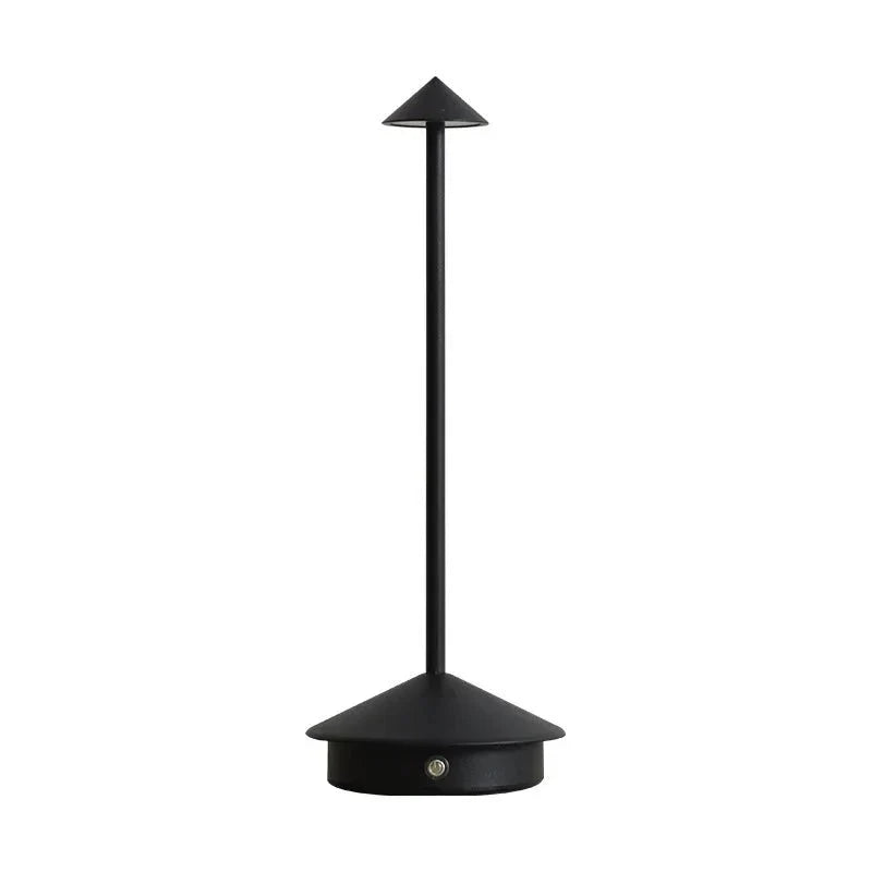 Vivolux | Elegante wiederaufladbare metallische Tischlampe
