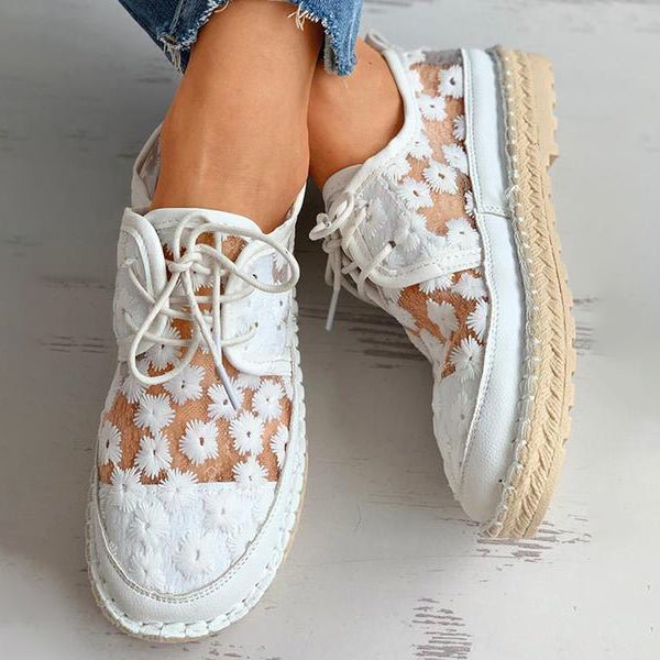 Vivolux | Orthopädischer stilvoller Schuh mit Blumendesign