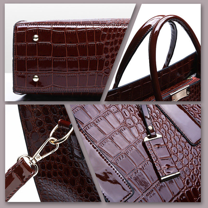 Vivolux | Tasche mit Krokodilprägung.