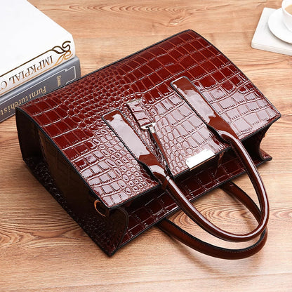 Vivolux | Tasche mit Krokodilprägung.