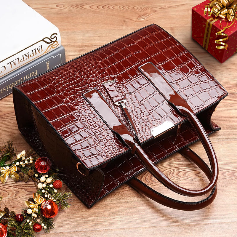 Vivolux | Tasche mit Krokodilprägung.