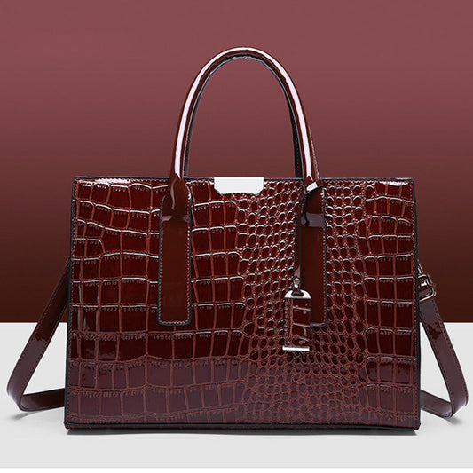 Vivolux | Tasche mit Krokodilprägung.