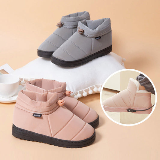 [Wintergeschenk] Elektrisch beheizte Plüschschuhe