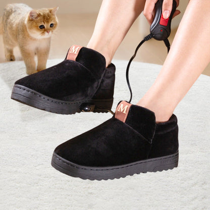 [Wintergeschenk] Elektrisch beheizte Plüschschuhe