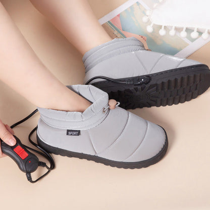 [Wintergeschenk] Elektrisch beheizte Plüschschuhe