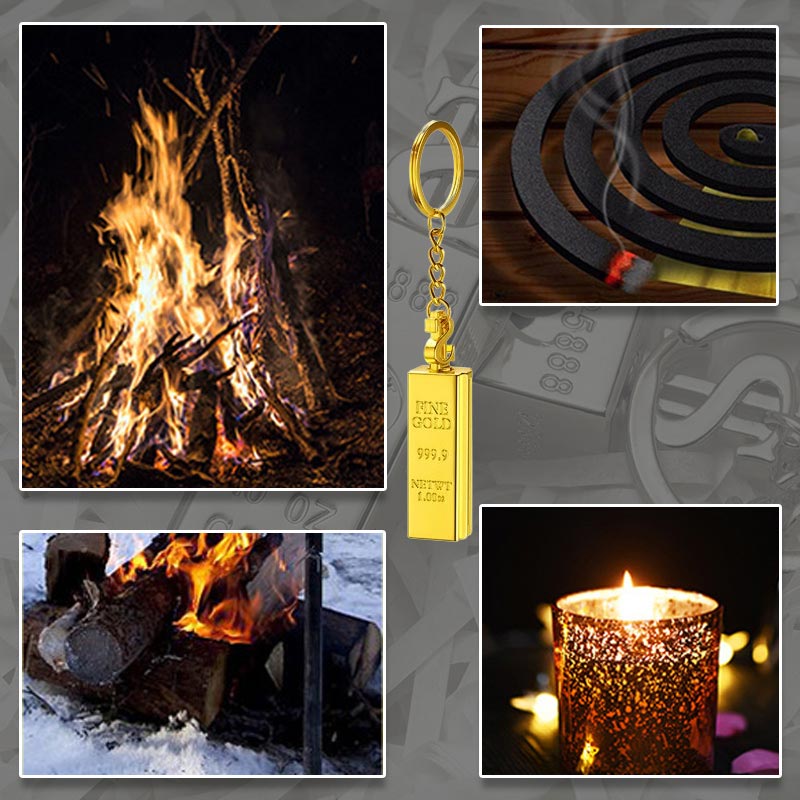 Vivolux-Funktion Schlüsselanhänger-Streichhölzer können zigtausendmal entzündet werden.