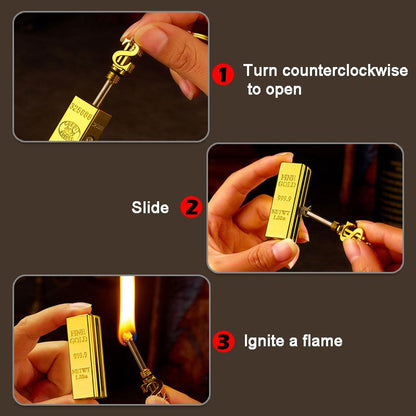Vivolux-Funktion Schlüsselanhänger-Streichhölzer können zigtausendmal entzündet werden.