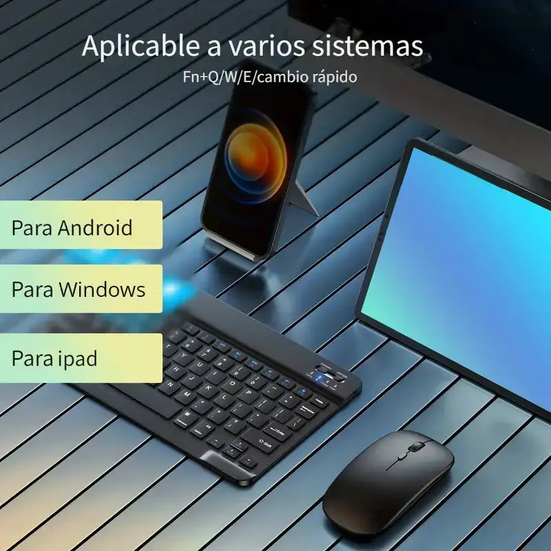Vivolux Bluetooth-Set: Geräuschlose Tastatur und Maus