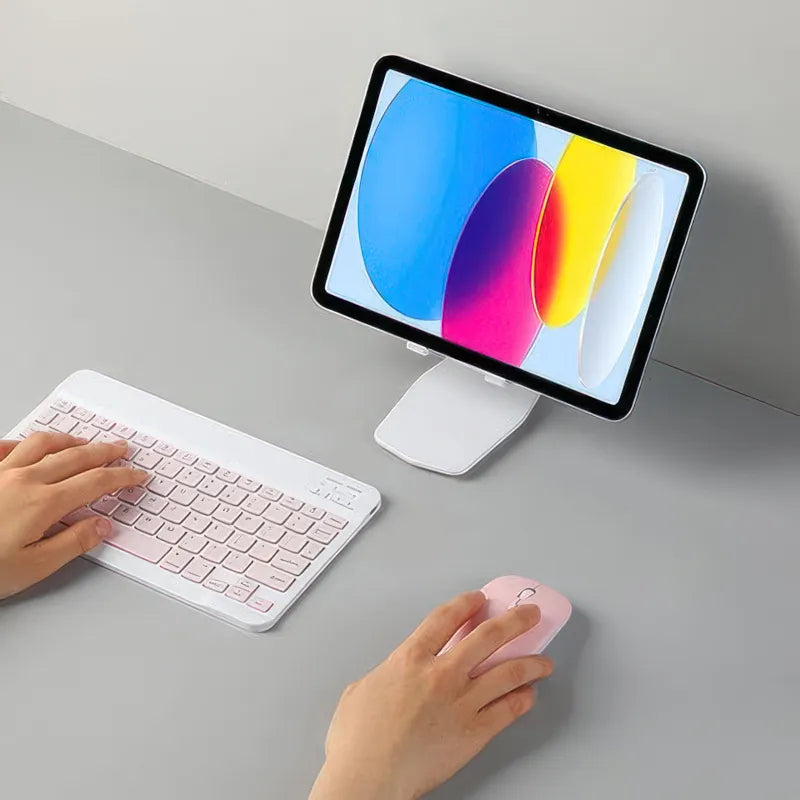 Vivolux Bluetooth-Set: Geräuschlose Tastatur und Maus