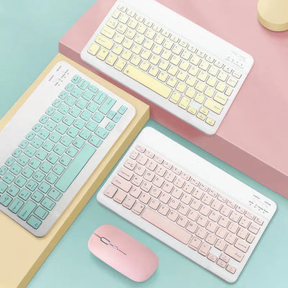 Vivolux Bluetooth-Set: Geräuschlose Tastatur und Maus