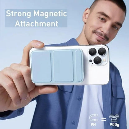 Mini tragbare drahtlose magnetische Powerbank mit Ständer