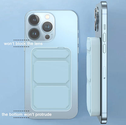 Mini tragbare drahtlose magnetische Powerbank mit Ständer