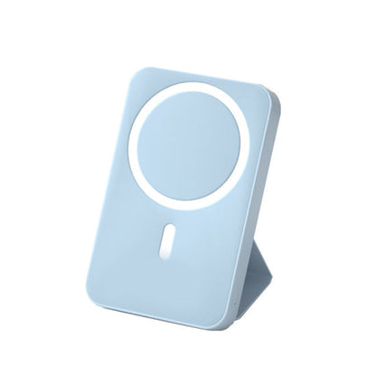 Mini tragbare drahtlose magnetische Powerbank mit Ständer