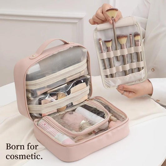 Kulturbeutel mit mehreren Fächern